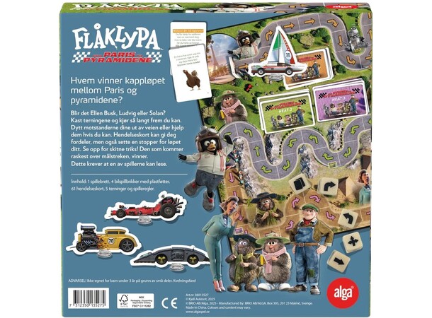 Flåklypa Paris til Pyramiden - NORSK 
