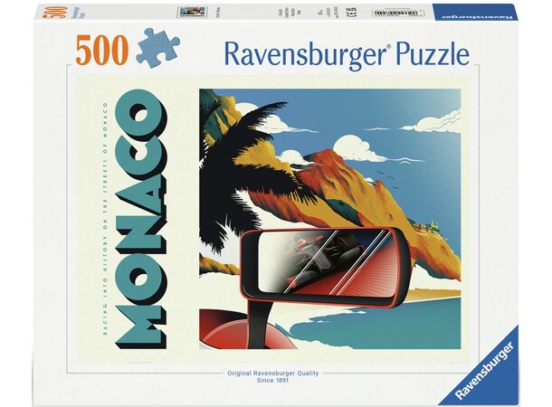 Formel 1 Monaco 500 brikker Puslespil Ravensburger puslespil 