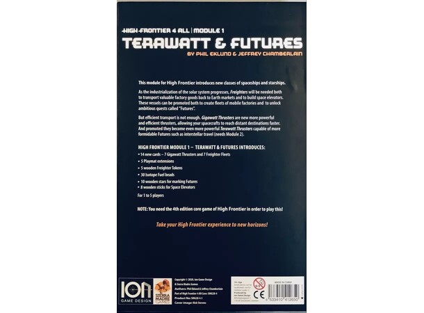 High Frontier 4 All Modul 1 Expansion Ekspansion til High Frontier 4 All 