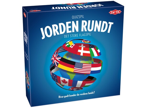 Jorden Rundt Quizspil Dansk udgave 