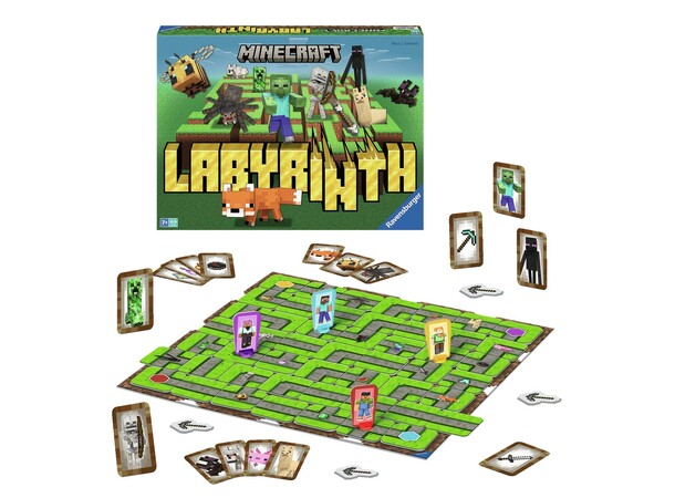 Minecraft Labyrint Brætspil Dansk udgave 
