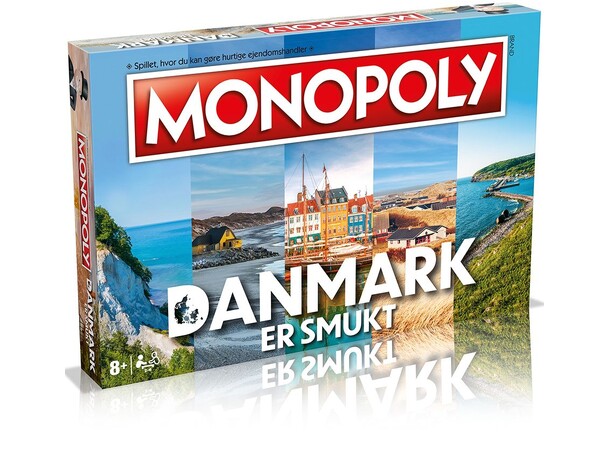 Monopoly Danmark er Smukt Brætspil Dansk udgave 