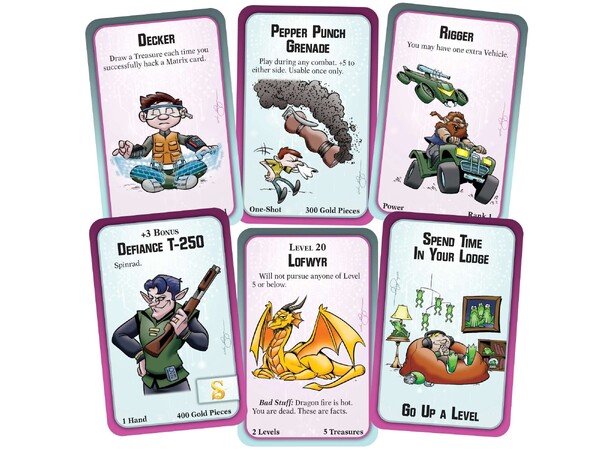 Munchkin Shadowrun Brætspil 