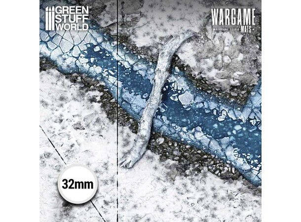 Neopren Mat 44 x 60 cm Blizzard Hollows Green Stuff World - 114 x 155 cm 
