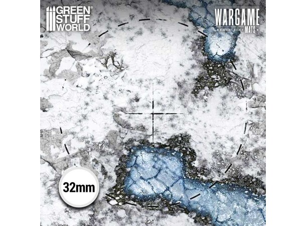 Neopren Mat 44 x 60 cm Blizzard Hollows Green Stuff World - 114 x 155 cm 
