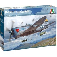 P-47D Thunderbolt Italeri 1:48 Byggesæt