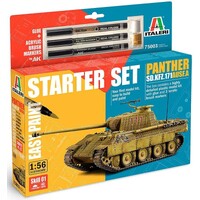 Panther Sd.Kfz. 171 Ausf.A Starter Set Italeri 1:56 Byggesæt