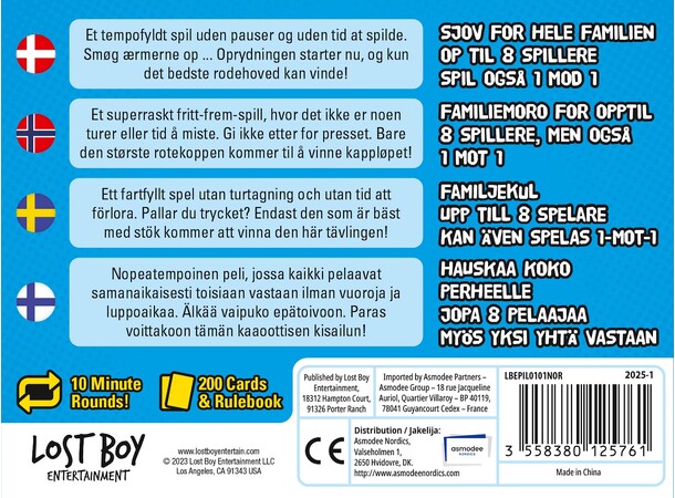 Piles Brætspil Dansk udgave 