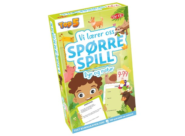 Spørrespill Dyr og natur - NORSK 