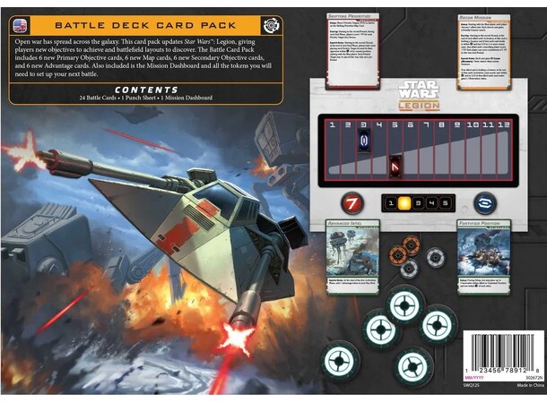 Star Wars Legion Battle Deck Cards 