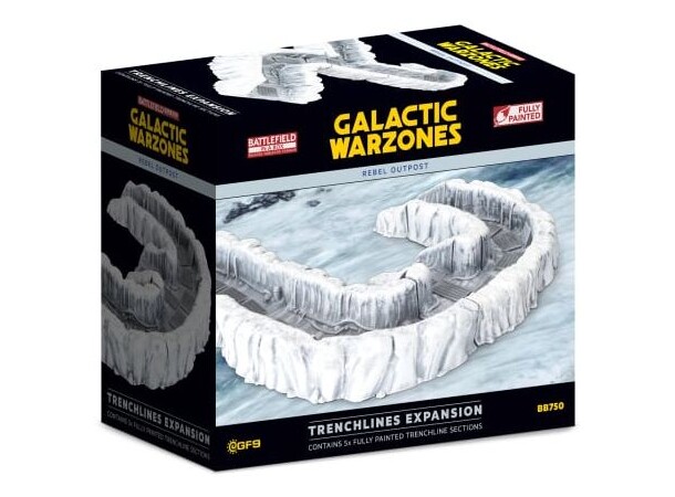 Terræn Rebel Outpost Trenchlines Exp Battlefield in a Box - Galactic Warzones 