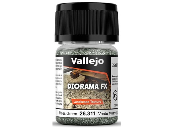 Vallejo Diorama FX Moss Green 0,5-2 mm Landscape Texture - 35ml 