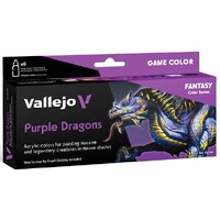 Vallejo Game Color Set Purple Dragons 