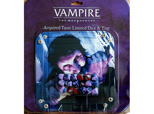 Vampire RPG Acquired Taste Dice & Tray Vampire the Masquerade 5th Edition 