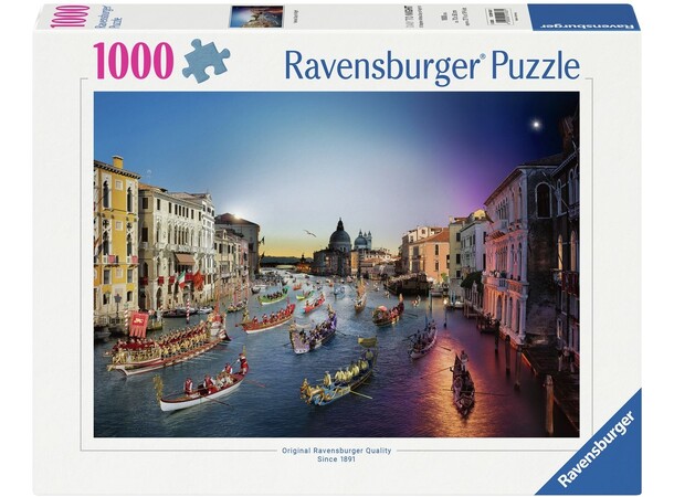 Venice Day to Night 1000 brikker Puslespil - Ravensburger Puzzle 