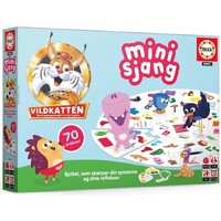 Vildkatten Minisjang Børste Brætspil Dansk udgave