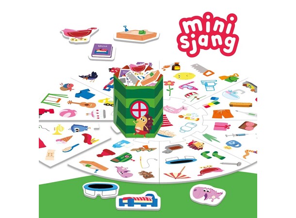 Vildkatten Minisjang Børste Brætspil Dansk udgave 