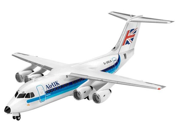 Bae 146-200 AirUK Starter Set Revell 1:144 byggesæt 