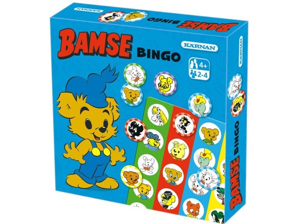 Bamse Bingo Brætspil Dansk udgave 