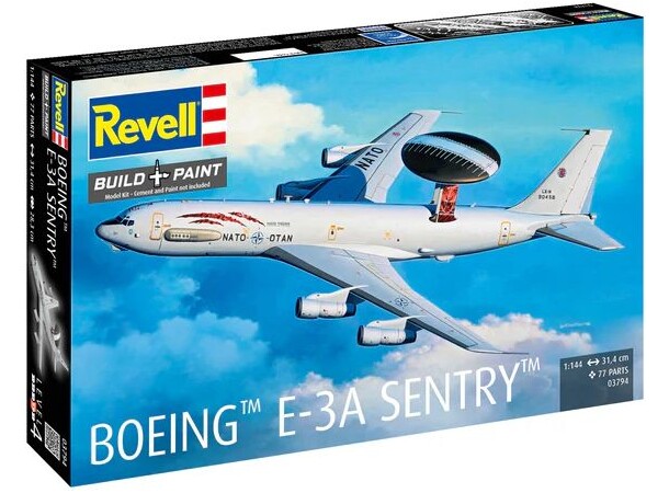 Boeing E-3A Sentry Revell 1:144 byggesæt 