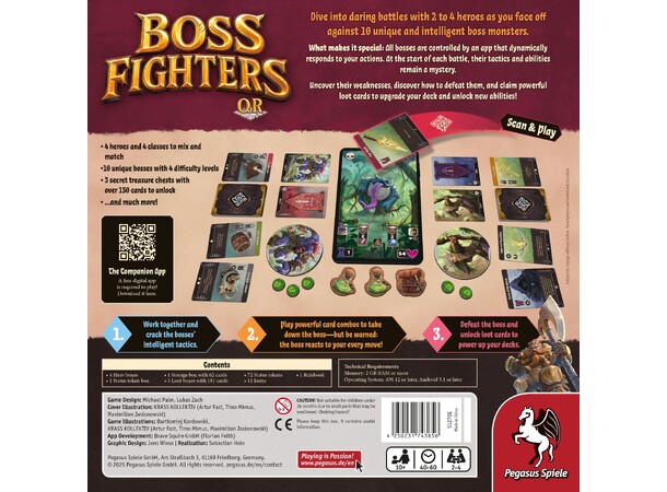 Boss Fighters QR Brætspil 