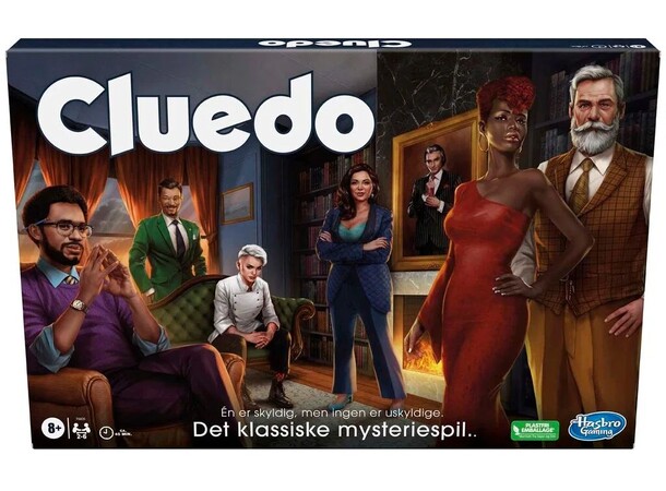 Cluedo Classic Refresh Brætspil Dansk udgave 