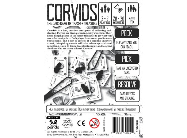 Corvids Kortspil (Upgraded Edition) 