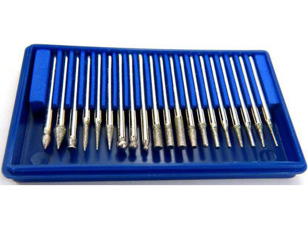 Diamond Burr Set (20 spidser) Green Stuff World 