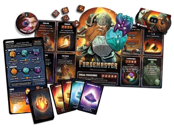 Dice Throne Forgemaster Hero Pack Udvidelse til Dice Throne 