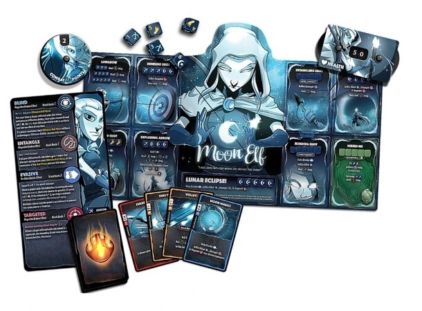 Dice Throne Moon Elf Hero Pack Udvidelse til Dice Throne 