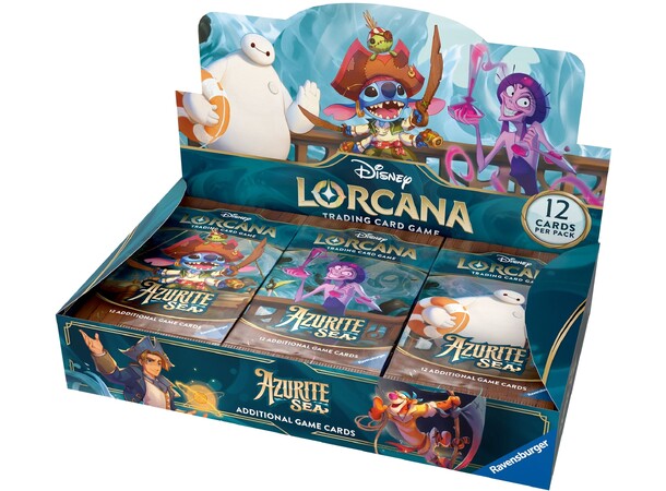 Disney Lorcana Azurite Sea Display Booster Box 
