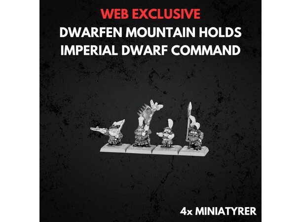 Dwarven Mountain Holds Dwarf Command Warhammer The Old World 