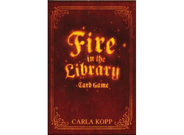 Fire in the Library Card Game Kortspil 