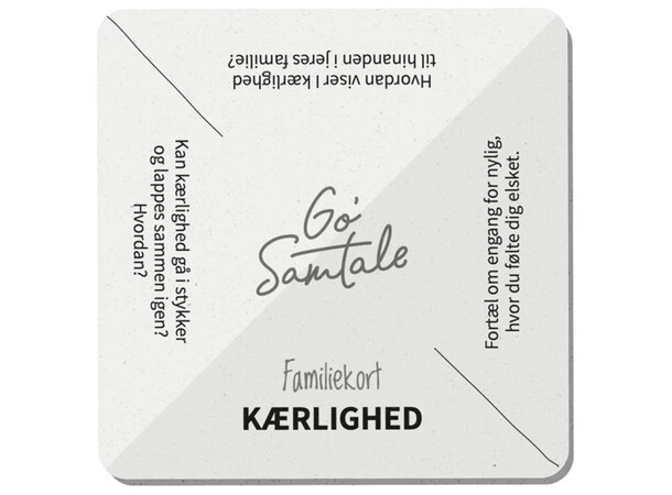 Go Samtale Sammenbragte Familier Quizspil - Dansk udgave 