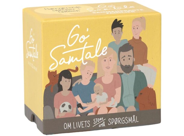 Go Samtale Sammenbragte Familier Quizspil - Dansk udgave 