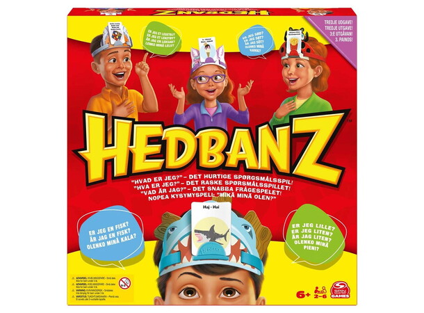 Hedbanz Brætspil Dansk udgave 