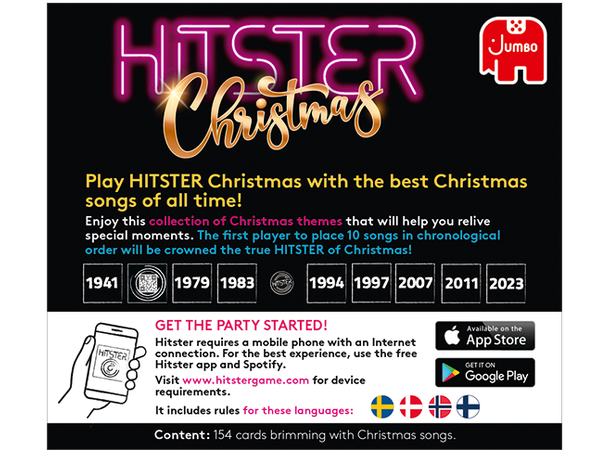 Hitster Christmas Expansion Dansk udgave -  Ekspansion til Hitster 