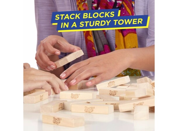 Jenga Brætspil Dansk 2025-udgave 