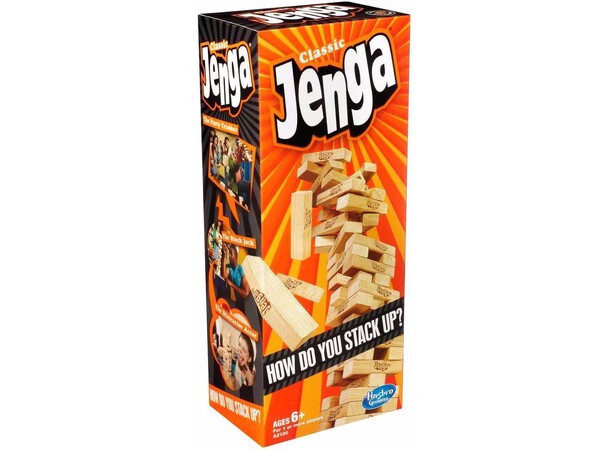Jenga Brætspil Dansk 2025-udgave 