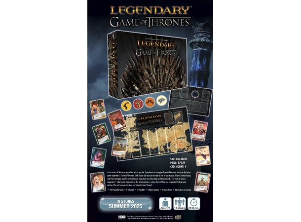 Legendary Game of Thrones Brætspil Deck Building-spil 