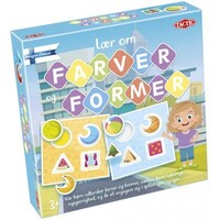 Lær om Farver og Former Brætspil Dansk udgave