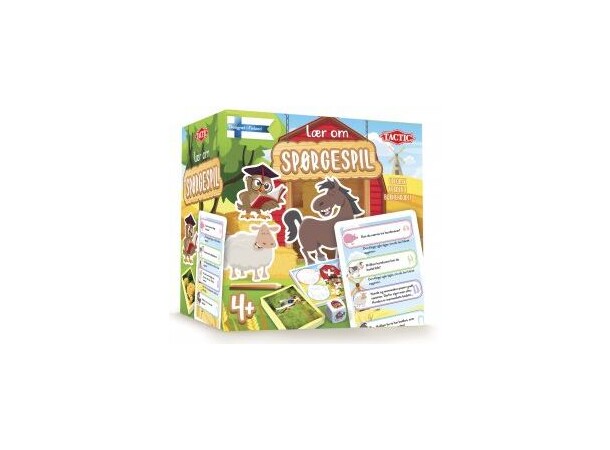 Lær om Spørgespil Brætspil Dansk udgave 