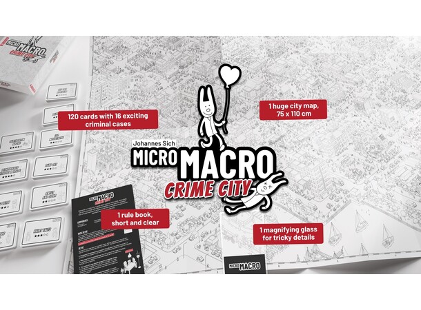 MicroMacro Crime City 1 Brætspil 