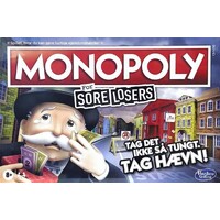Monopoly Sore Losers Brætspil Dansk udgave