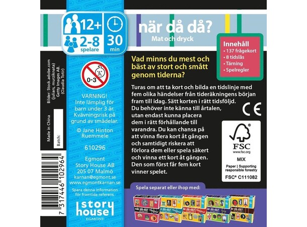 När då då Pocket Mat och dryck - SVENSK 