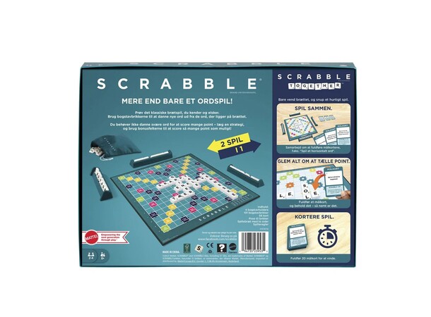Scrabble Original Ordspil Dansk udgave 
