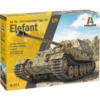 Sd Kfz 184 Panzerjäger Tiger Elefant Italeri 1:35 byggesæt
