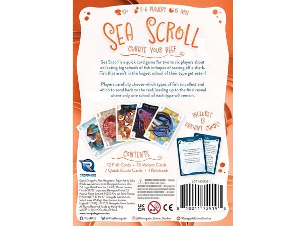 Sea Scroll Kortspil 