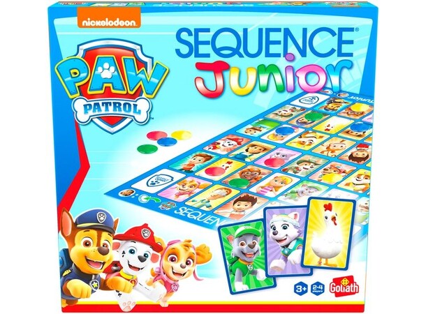 Sequence Junior Paw Patrol Brætspil Dansk udgave 