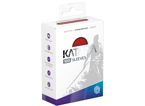 Sleeves Katana Rising Sun x100 66x91 Ultimate Guard Deck Protect 